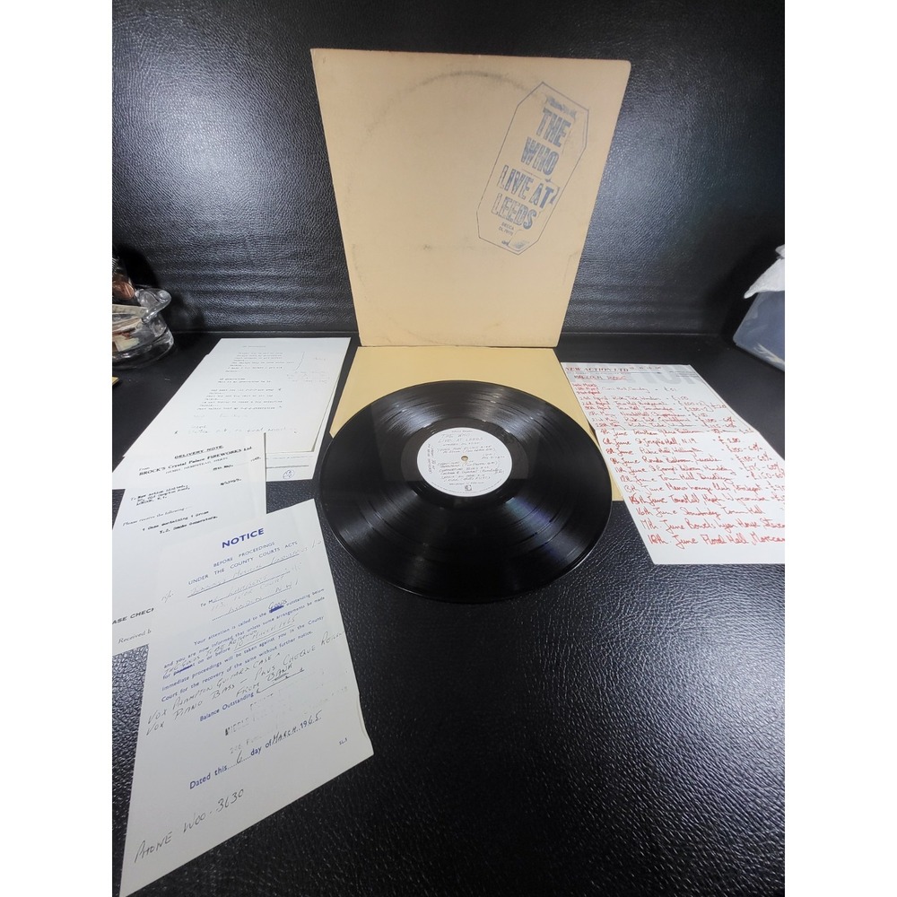 THE WHO: LIVE AT LEEDS LP - IN WALLET SLEEVE WITH 5 INSERTS - PLAY TESTED Good